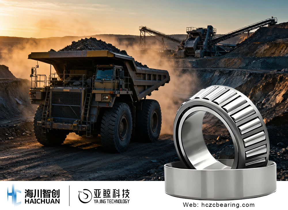 Heavy-duty mining equipment bearings from HAICHUAN for crushers, conveyors and screens in open-pit mining operations